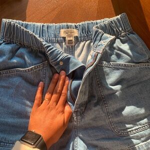 Madewell jean shorts worn once